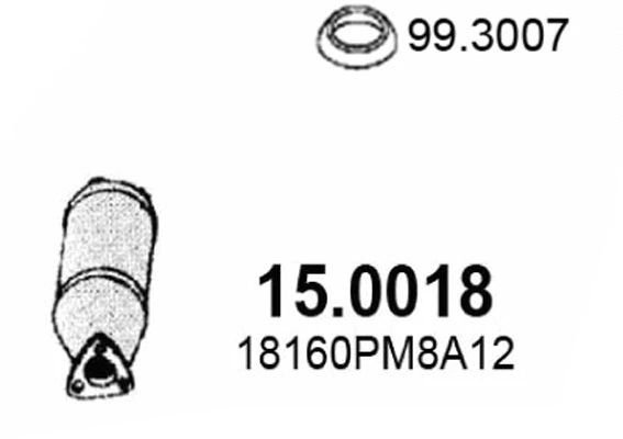 Catalyseur ASSO 15.0018