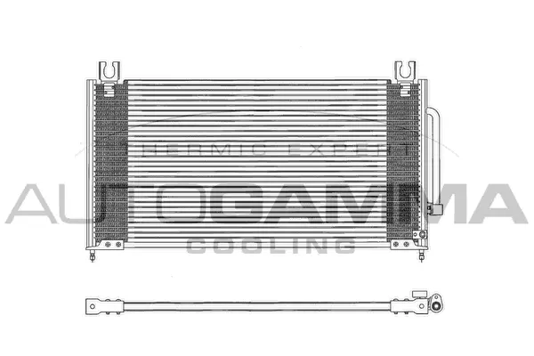 Condenseur, climatisation AUTOGAMMA 102673