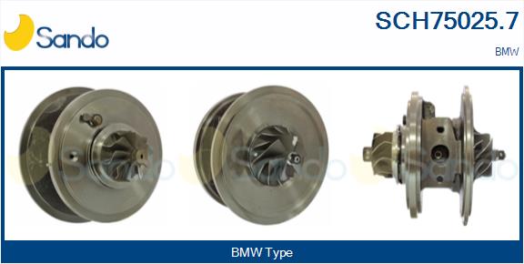 Groupe carter, turbocompresseur SANDO SCH75025.7