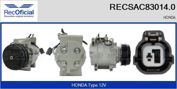 Compresseur, climatisation RECOFICIAL RECSAC83014.0