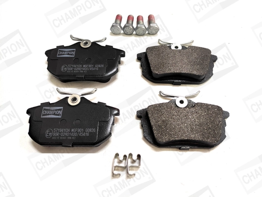 Kit de plaquettes de frein, frein à disque CHAMPION 571941CH