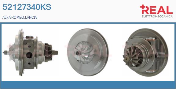 Groupe carter, turbocompresseur REAL 52127340KS