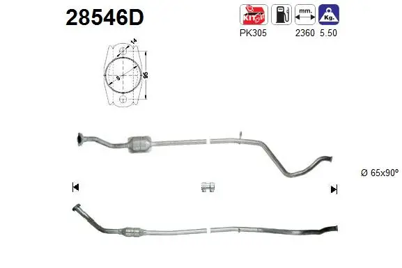 Catalyseur AS 28546D