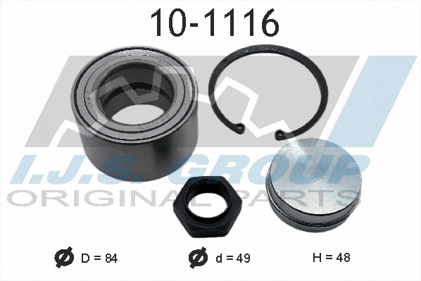 Kit de roulements de roue IJS GROUP 10-1116