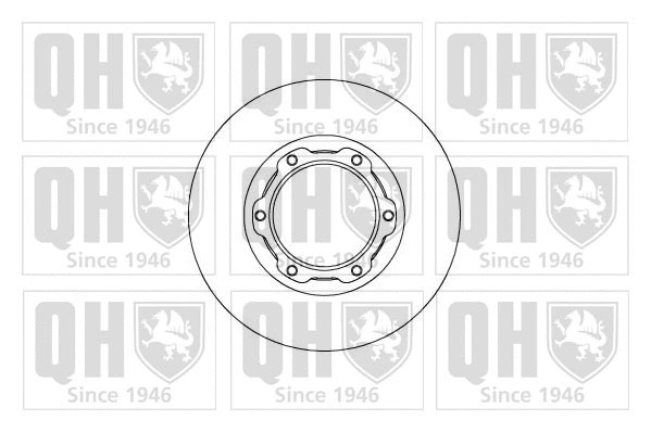 Disque de frein QUINTON HAZELL BDC5122
