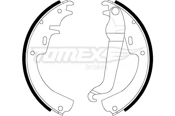 Jeu de mâchoires de frein TOMEX Brakes TX 21-11