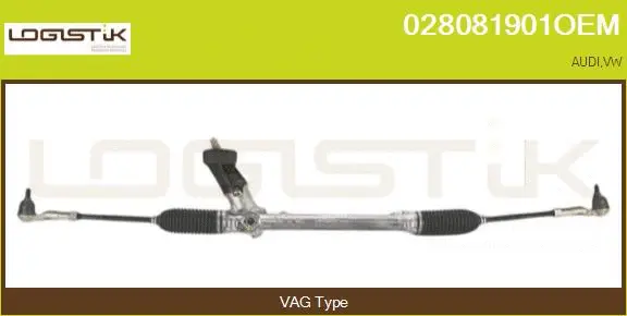 Crémaillère de direction LGK 028081901OEM