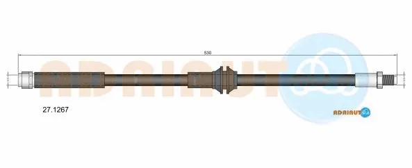 Flexible de frein ADRIAUTO 27.1267