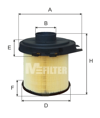 Filtre à air MFILTER A 881