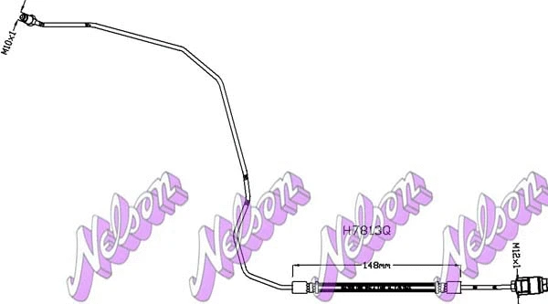 Flexible de frein KAWE H7813Q