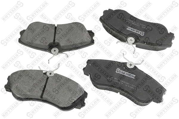 Kit de plaquettes de frein, frein à disque STELLOX 645 000B-SX