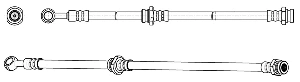 Flexible de frein CEF 512717