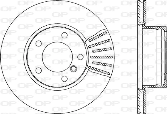 Disque de frein OPEN PARTS BDR1669.20