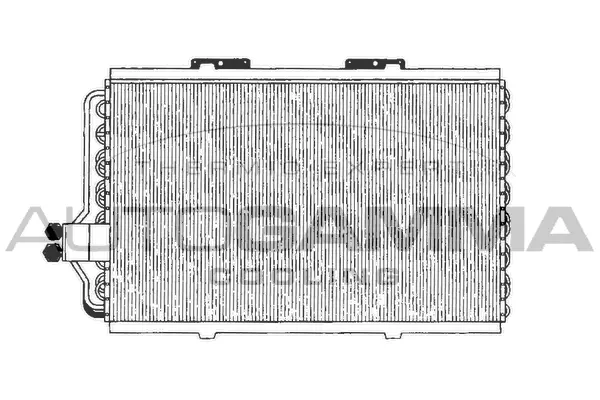 Condenseur, climatisation AUTOGAMMA 101757