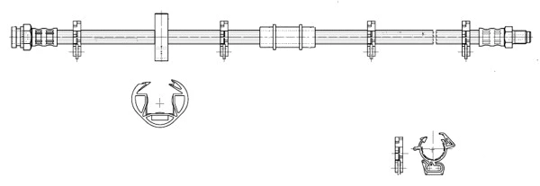 Flexible de frein CEF 517064