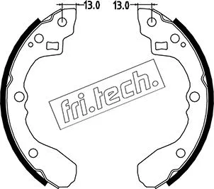 Jeu de mâchoires de frein fri.tech. 1049.147