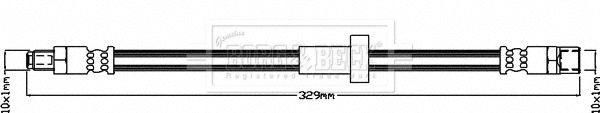 Flexible de frein BORG & BECK BBH8297