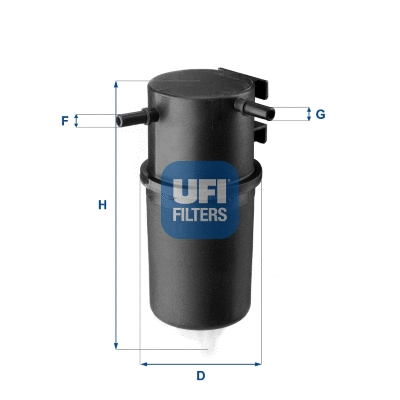 Filtre à carburant UFI 24.145.00