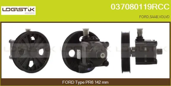 Pompe hydraulique, direction LGK 037080119RCC