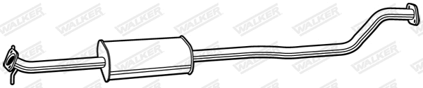 Silencieux central WALKER 24031