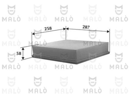 Filtre à air AKRON-MALÒ 1500326