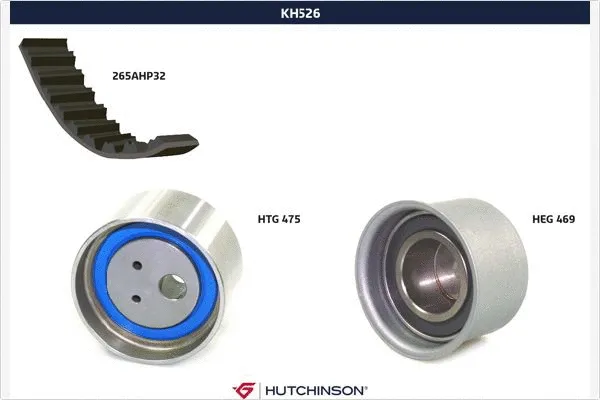 Kit de courroie crantée HUTCHINSON KH 526