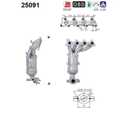 Catalyseur AS 25091