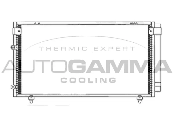 Condenseur, climatisation AUTOGAMMA 103710