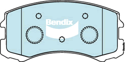 Kit de plaquettes de frein, frein à disque BENDIX-SEA DB1455 GCT