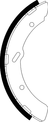 Jeu de mâchoires de frein NISSHINBO NS1011