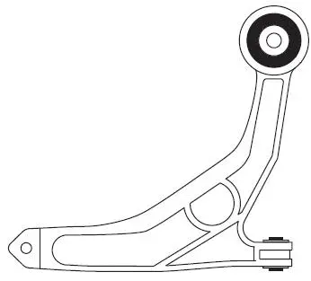 Bras de liaison, suspension de roue FRAP F4566