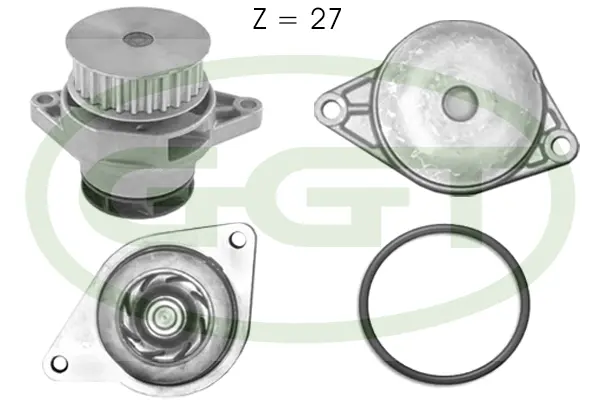 Pompe à eau, refroidissement du moteur GGT PA12060