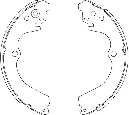 Jeu de mâchoires de frein FIT FT0676