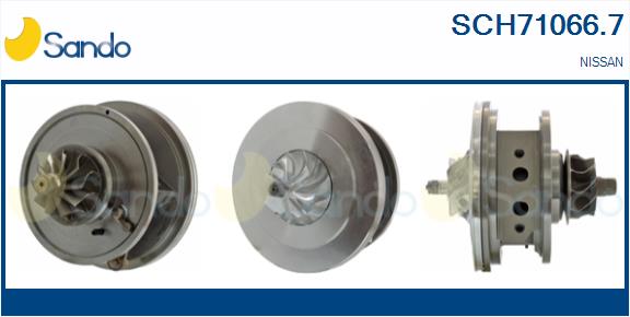 Groupe carter, turbocompresseur SANDO SCH71066.7