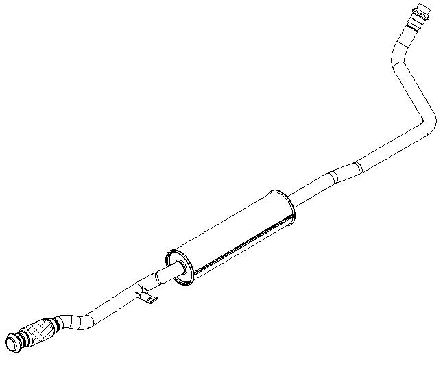 Silencieux central Vellerand 15670