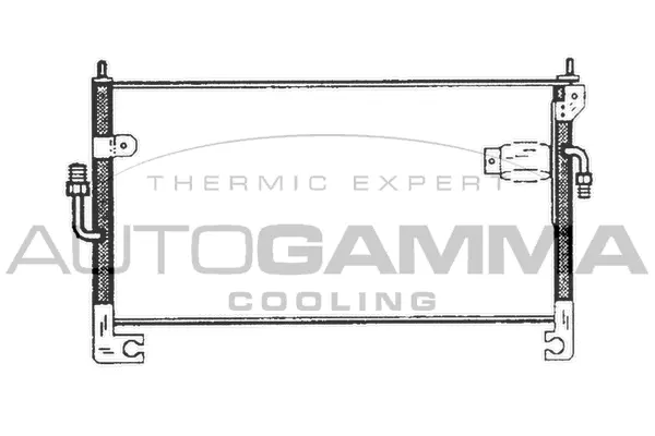 Condenseur, climatisation AUTOGAMMA 103289