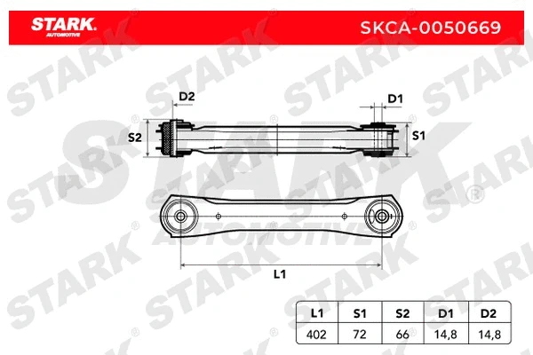 Bras de liaison, suspension de roue Stark SKCA-0050669