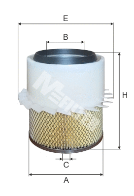 Filtre à air MFILTER A 863
