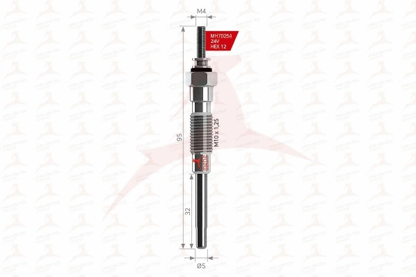 Bougie de préchauffage MEHA AUTOMOTIVE MH70254