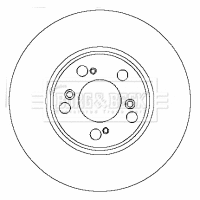Disque de frein BORG & BECK BBD4425