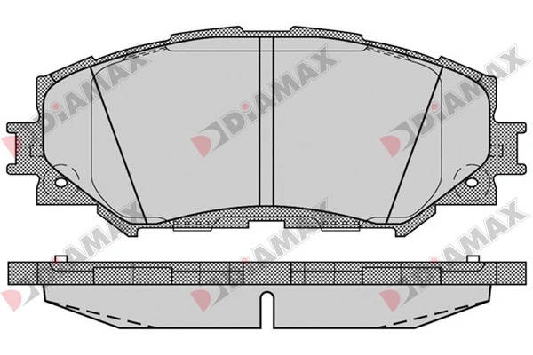 Kit de plaquettes de frein, frein à disque DIAMAX N09566