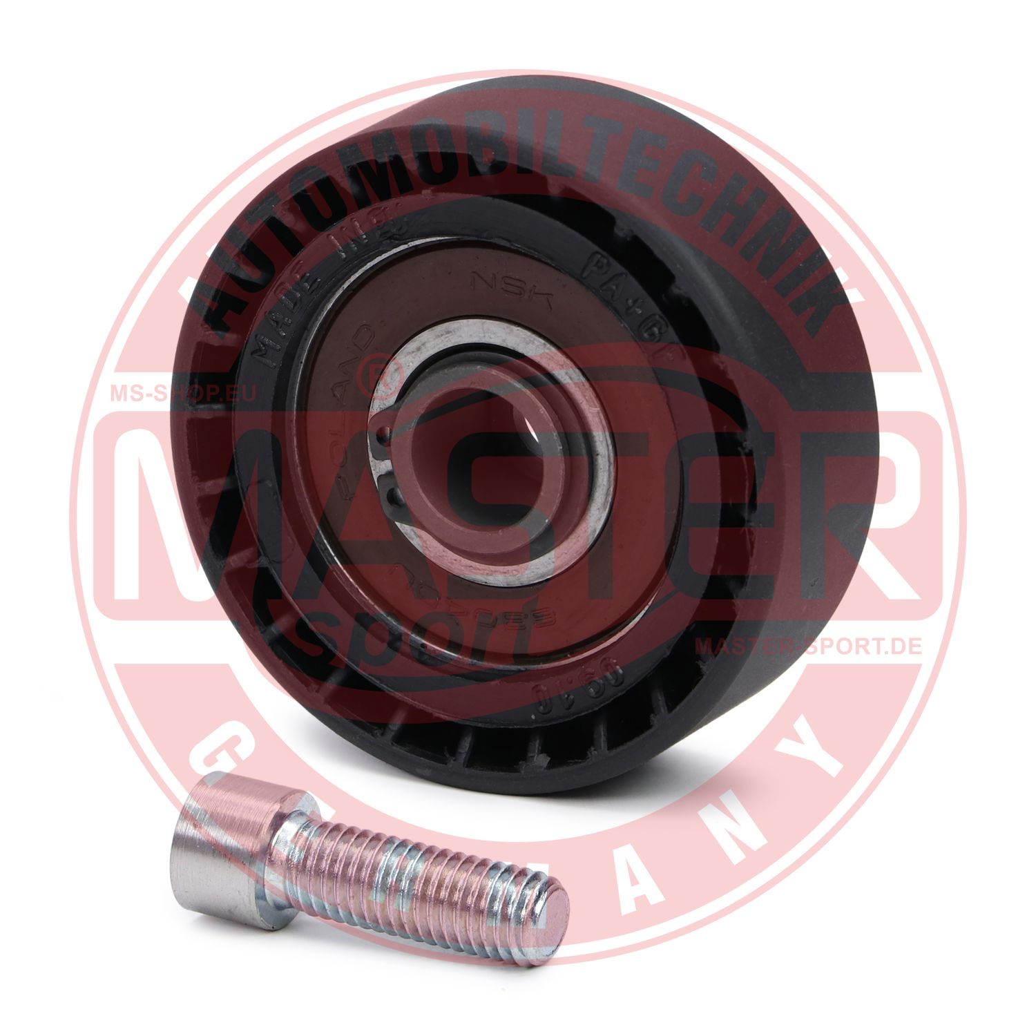 Poulie renvoi/transmission, courroie trapézoïdale à nervures MASTER-SPORT GERMANY R38004-PCS-MS