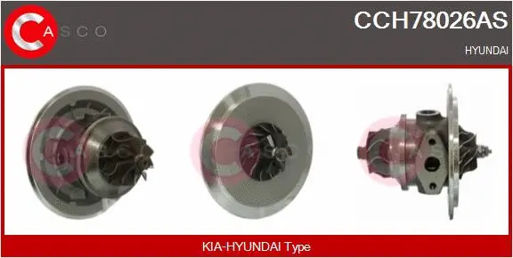 Groupe carter, turbocompresseur CASCO CCH78026AS