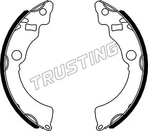 Jeu de mâchoires de frein TRUSTING 111.255
