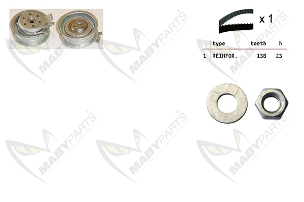 Kit de courroie crantée MABYPARTS OBK010084