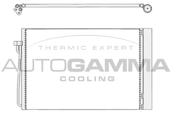 Condenseur, climatisation AUTOGAMMA 103655