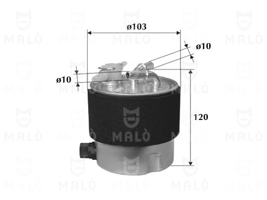 Filtre à carburant AKRON-MALÒ 1520002