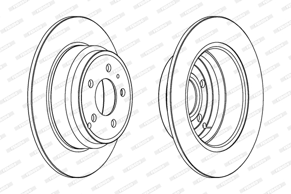 Disque de frein FERODO DDF552