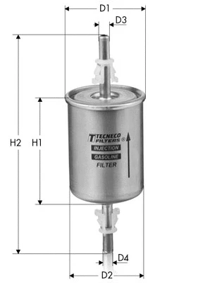 Filtre à carburant TECNECO FILTERS IN30
