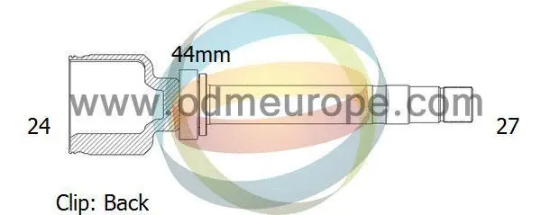 Jeu de joints, arbre de transmission 4X4 ESTANFI EST-14-346061
